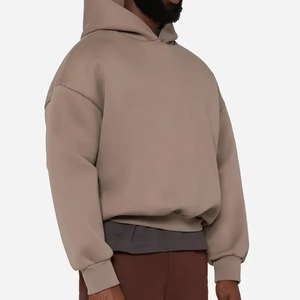 Sweat-shirts décontractés surdimensionnés pour hommes, style streetwear hip-hop, avec logo personnalisé et impression sur mesure, épaules tombantes, OEM - Product Image 1