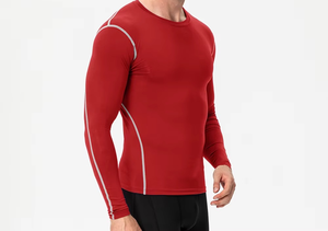 Maillot de sport personnalisé en Spandex/Polyester avec logo imprimé par sublimation, protection solaire UPF50+, séchage rapide, écologique - Product Image 4