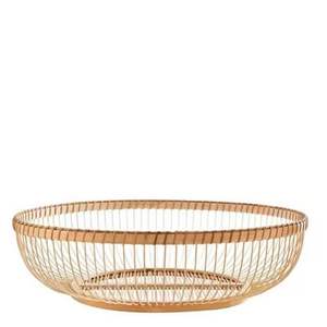 Canasta de Frutas Ligera de Metal Dorado, Artesanía Decorativa para Mesa, Decoración del Hogar, Accesorios de Decoración para Bodas, Canastas Doradas de Última Moda - Product Image 6