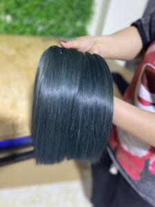 Top vietnamien cheveux humains frontal bob armure en trame Double dessiné pas cher 13X4 13x5 13x6 frontal dentelle fermeture vietnamien cheveux humains - Product Image 3