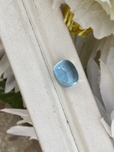 8.32ธรรมชาติที่ดีเยี่ยมกะรัตสีอะความารีนเบาะทรงหลังเบี้ยทรงหลวมอัญมณีทำเพชรเงางามดี - Product Image 3