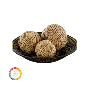 Bolas de ratán natural hechas a mano de Vietnam para decoración del hogar o juguetes para mascotas, tamaños y colores personalizados disponibles para pedidos al por mayor. - Product Image 5