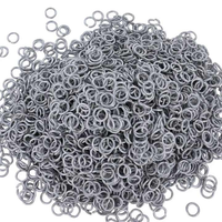 Anneaux lâches en aluminium de haute qualité de 10mm imprimés sur mesure pour les projets de bricolage d'armure de cotte de mailles parfaits pour les cadeaux-prix de gros