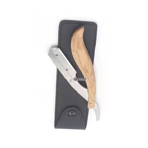 Top qualité barbier rasage rasoirs coupe gorge barbe rasage rasoirs manche en bois meilleur prix barbier rasoirs - Product Image 4