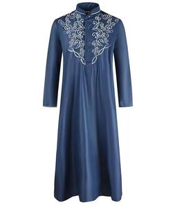 New Collection Men's Traditional Muslim Thobe Jubba <b>Kaftan</b> Arabic Qatar Kuwait Style <b>for</b> <b>Sale</b> - Product Image 2