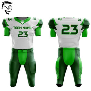 2025 nuevo diseño uniforme de fútbol americano para hombres ropa deportiva corta transpirable de alta calidad con logotipo personalizado y servicio de impresión OEM - Product Image 1