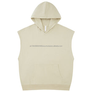 Sweat-shirt de sport décontracté personnalisé avec logo, fabricant de sweat-shirts simples, débardeurs 280 g/m², pulls sans manches, sweat-shirts pour hommes - Product Image 2