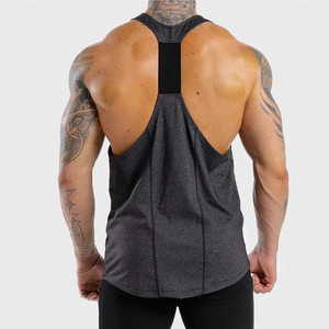 Gym Muscle Tee Fitness Bodybuilding Sleeveless T Shirt Casual <b>Singlets</b> <b>Men's</b> Gym Tank Tops - Product Image 5