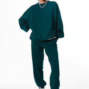 Logo de marque personnalisé 65% coton 35% polyester surdimensionné coupe décontractée gris chiné recharge survêtement à capuche - Product Image 1