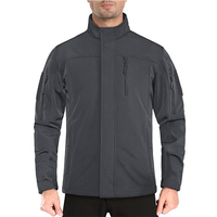 Chaqueta Táctica de Invierno para Hombre de Alta Calidad, Chaqueta Bomber Softshell Impermeable, Transpirable, con Capucha y Reversible, con Logotipo Frontal