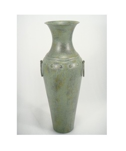 Florero de metal alto Florero de piso de metal grande para decorativo - Product Image 1