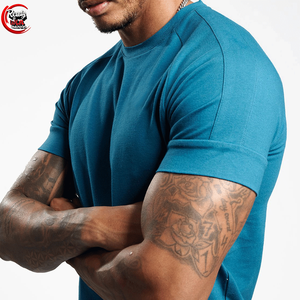 Camiseta de Manga Corta para Hombre, 100% Algodón Jersey, Secado Rápido, Transpirable, Ligera, Cuello Tejido, Diseño Liso, Ecológica - Product Image 5