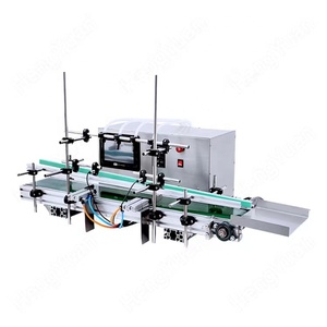 Máquina de Llenado de Bebidas y Productos Químicos HYTF-1000, Eléctrica, de Sobremesa, Automática, con <span class=keywords><strong>Motor</strong></span> de Engranajes Controlado por PLC, Alta Precisión, Personalizable - Product Image 4