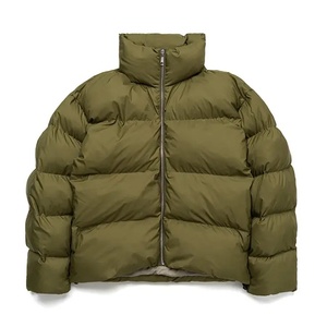 Chaqueta Acolchada de Invierno Personalizada para Hombre, Tela de Lona, 100% Poliéster, Secado Rápido, Ecológica, Cuello Alto, Cierre de Cremallera, OEM - Product Image 5