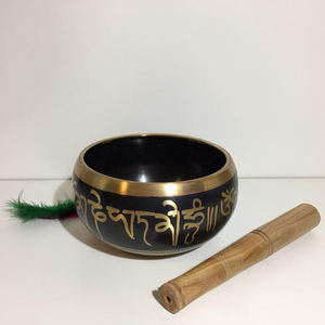 Dernier design Vente en gros Népal Bol chantant Yoga Méditation Bouddha Bol sonore Métal Aluminium Bol chantant Son Bol de guérison Décorer - Product Image 5