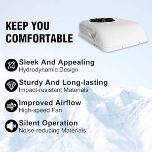 Climatiseur de toit Gree RV R32 220V 8000Btu 12000Btu, refroidissement et chauffage, camping, camping-car, caravane - Product Image 3