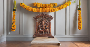 Tenture murale en métal fait à la main Lord Ganesha Design Art Déco Unique pour la décoration de porte Décoration d'intérieur Idée cadeau - Product Image 2