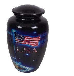 Urne funéraire en métal personnalisée pour cendres humaines Urne funéraire décorative en métal pour adultes - Product Image 5