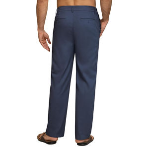 Pantalons sur mesure pour hommes pantalons de survêtement en coton avec poches empilées pantalons de survêtement en polaire décontracté tricoté uni teint hiver pantalons pour hommes - Product Image 4
