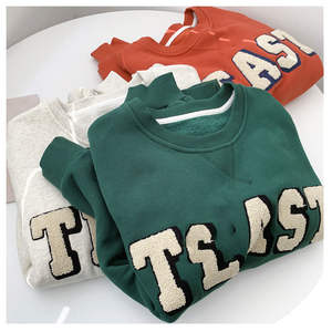 เสื้อสเวตเชิ้ตมีฮู้ดผ้าฟลีซระบายอากาศสำหรับผู้หญิง ผลิตจากโพลีเอสเตอร์/ผ้าฝ้าย แฟชั่น ไซส์ใหญ่ - Product Image 5