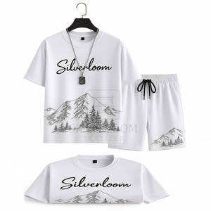 Silverloom ชุดกีฬาผู้ชายแบบสั่งตัดผ้าแห้งเร็วเสื้อแขนสั้นระบายอากาศได้ดีสำหรับฤดูร้อน - Product Image 1