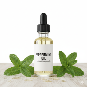Huile essentielle de menthe poivrée pure à 100 % AYURSAV (distillation) Mentha Piperita naturelle pour soulager les maux de tête, favoriser la croissance des cheveux, rafraîchir la peau - Product Image 1