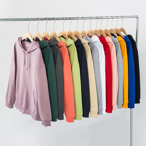 Sudaderas con capucha de algodón al por mayor de alta calidad para hombres Barato en blanco 100% algodón Unisex Sudadera con capucha personalizada Impresión de bloque de color personalizado Sudadera con capucha - Product Image 2