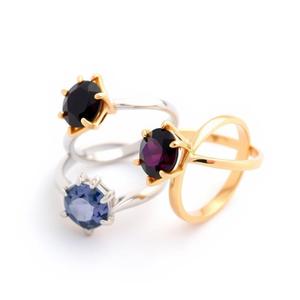 925เครื่องประดับเงินสเตอร์ลิงอัญมณีเพทายลูกบาศก์แหวนหมั้นทองชุบ18K แบบกำหนดเอง - Product Image 3