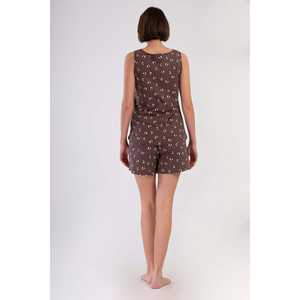 Conjunto de Pijama Ovalado con Falda Ancha para Mujer, Ropa de Dormir Cómoda - Product Image 1