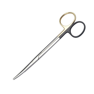 Littauer Stitch Scissors 6 pouces lame incurvée or et anneau enduit noir Ciseaux chirurgicaux à pointe fine - Product Image 4