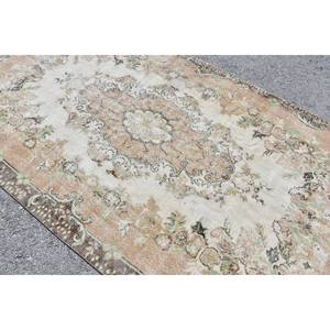 พรมขนสัตว์ทรงสี่เหลี่ยมผืนผ้าแบบวินเทจสีน้ำตาลเบจ5.3X9.5ฟุตงานเย็บปะต่อกันสำหรับวัยรุ่นที่อาศัยอยู่ข้างเตียง - Product Image 5