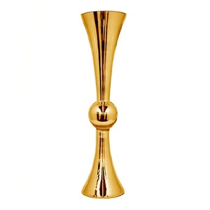 Luxury Nickel & Gold Plated Modern Eco-Friendly Flower <b>Vase</b> for Christmas Tabletop Decoration with Customized Packing - Product Image 1
