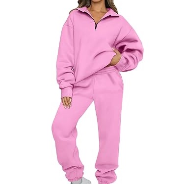 Pink Solid Color Sweatsuits Upgrade Your Inventory With Premium