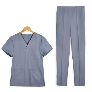 Enfermera Scrub Traje Diseño Personalizado Scrubs Uniformes Conjuntos Hospital Set Clínica Scrubs Uniformes Conjuntos Médicos - Product Image 5