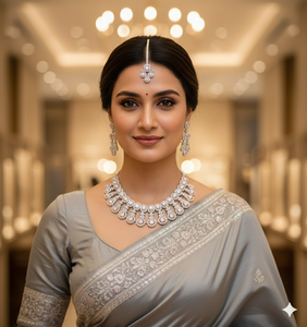 Best Quality AD Fashion <b>Jewellery</b> <b>Sets</b> <b>for</b> Women <b>Wedding</b> and Partywear Bridal Necklace with Earring <b>set</b> - Product Image 3