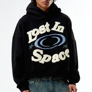 Sudadera con capucha de gran tamaño personalizada para hombres y mujeres Hip Hop Streetwear Loose Fit Casual Fashion Hoodie para Otoño e Invierno - Product Image 1