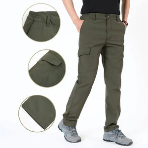 Nuevos pantalones de hombre DE MATERIAL PERSONALIZADO, pantalones Cargo lavados, transpirables, mejor precio al por mayor sostenible, pantalones Cargo de secado rápido para hombre - Product Image 1