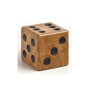 Presse-papier en bois Presse-papiers de bureau avec design pointillé en laiton pour l'utilisation de la décoration de table de l'école de bureau - Product Image 2