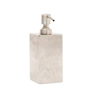 Top Quality Metal Liquid Soap & Shampoo <b>Dispenser</b> With <b>Pump</b> Silver Color Plated Attractive Look Bathroom & Washroom Accessories - Product Image 2