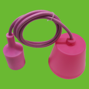 Portalámparas Colgante de Plástico de Diseño Moderno con Cable de 1 Metro, Interruptor de Control Remoto Blanco Cálido para Instalación en Techo del Hogar - Product Image 3