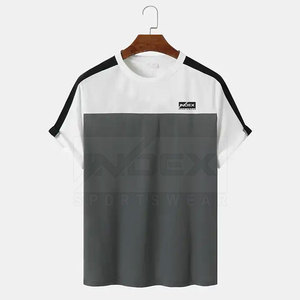 T-shirt uni teint en couleur unie vêtements confortables pour hommes de grande taille t-shirts décontractés à un prix raisonnable - Product Image 1
