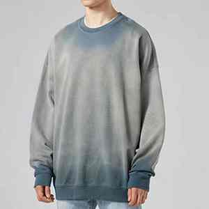 Sudadera Duradera 100% Algodón con Lavado Ácido que Ofrece Tonos Únicos de Lavado Desgastado, Sensación Acogedora, Estilo Hip Hop para Uso Diario Cómodo - Product Image 3