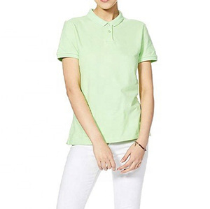 Polos deportivos de manga corta de alta calidad para mujer, camisa de Golf de cuatro botones, uniforme de oficina para mujer, camisas en blanco de manga corta - Product Image 5