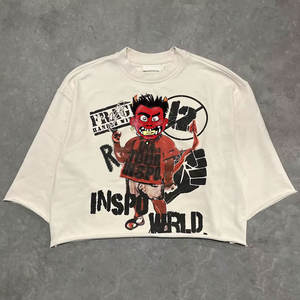 Camiseta Casual de Manga Corta para Hombre, Cuello Redondo, Ajuste Regular, Estilo Desgastado, Impresión DTG 100% Algodón, Secado Rápido - Product Image 5