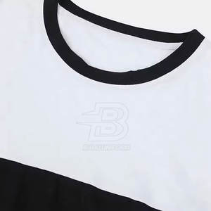 T-shirt Homme Col Rond Coupe Droite Décontracté Respirant Haute Qualité 100% Coton Tissu Tricoté Impression Logo Personnalisée Uni 2025 - Product Image 3