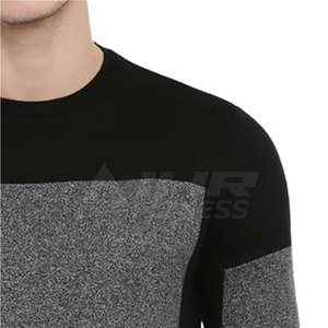 Vente en gros sur mesure Sweat-shirt d'hiver à col rond pour hommes Sweats à capuche à motif solide Sweatshirts à capuche technique teint uni à bas prix - Product Image 4
