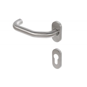 Manilla Puerta 1/2 PURE 8100V/6621 (OVAL) 6679PZ izquierda, INOX (90050055089) - Product Image 1