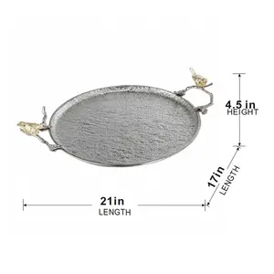 Bandejas de Metal de Diseño Único para Fiestas de Bodas y Eventos, Cubiertos Grandes para Fiestas, Disponibles a los Mejores Precios - Product Image 3