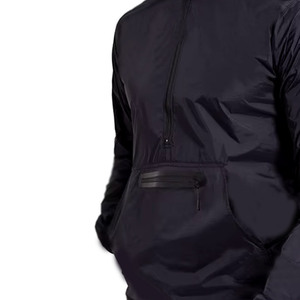 แจ็กเก็ตสีดำระบายอากาศได้ดีแขนยาวแบบแตกต่างกันเสื้อแจ็กเก็ตสไตล์สตรีทสำหรับผู้ชายสินค้าคุณภาพดี - Product Image 6