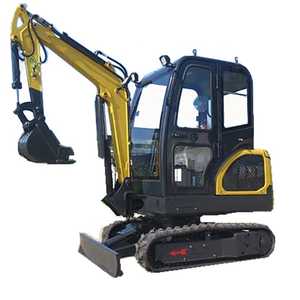 Microexcavadora de 1,7 toneladas, miniexcavadora con estiramiento sobre orugas, componente de motor de núcleo de cilindro hidráulico Eaton - Product Image 3